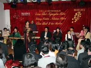 Mừng xuân cùng đêm thơ Nguyên tiêu lần 3 ở Đức